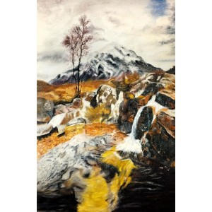 Tooba Bashir, 24 x 36 Inch, Oil on Canvas,Landscape Painting, AC-TBS-008